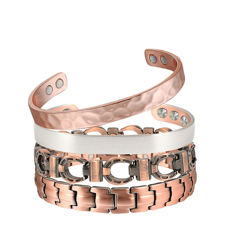 Wollet fashion jewelry wholesale magnetic copper bracelet