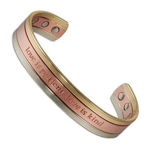Wollet Mens Pure Copper Bangle  Arthritis Pain Relief Therapy Healthy Copper Magnetic Bracelet