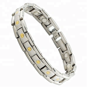 Personalized inventory titanium magnetic bracelet