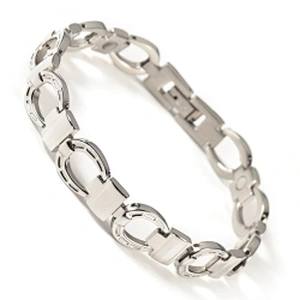 Wollet Fashion Custom Bio Magnetic Therapy 3161 Stainless Steel Bracelet Blank
