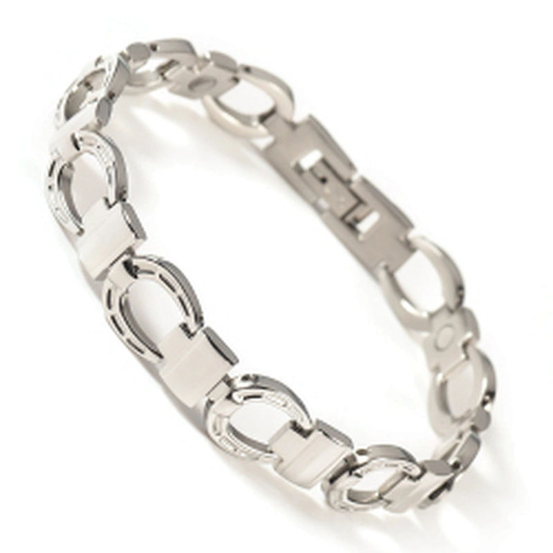 Wollet Fashion Custom Bio Magnetic Therapy 3161 Stainless Steel Bracelet Blank