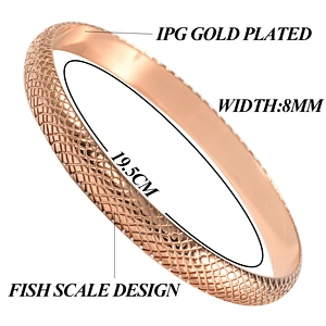 Wollet New Fashion 316l Stainless Steel Gold Bracelet Bangle For Mens And Women