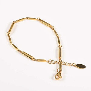 Wollet Latest Design Fashion Rose Gold 316L Stainless Steel Bio Magnetic Bracelet