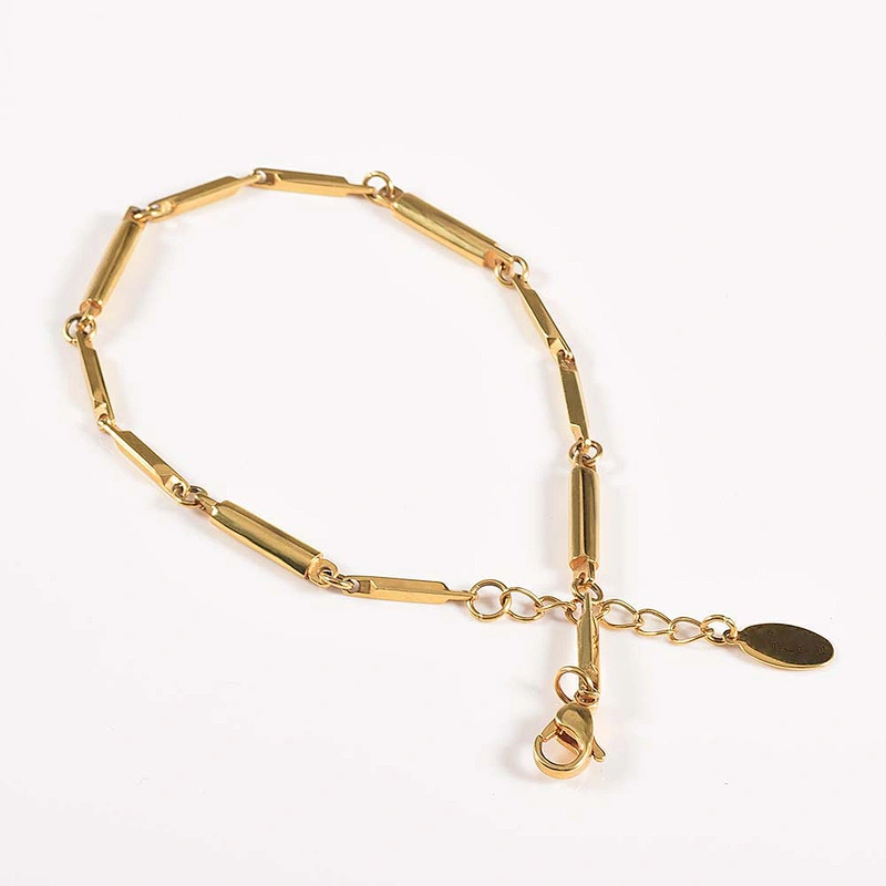 Wollet Latest Design Fashion Rose Gold 316L Stainless Steel Bio Magnetic Bracelet