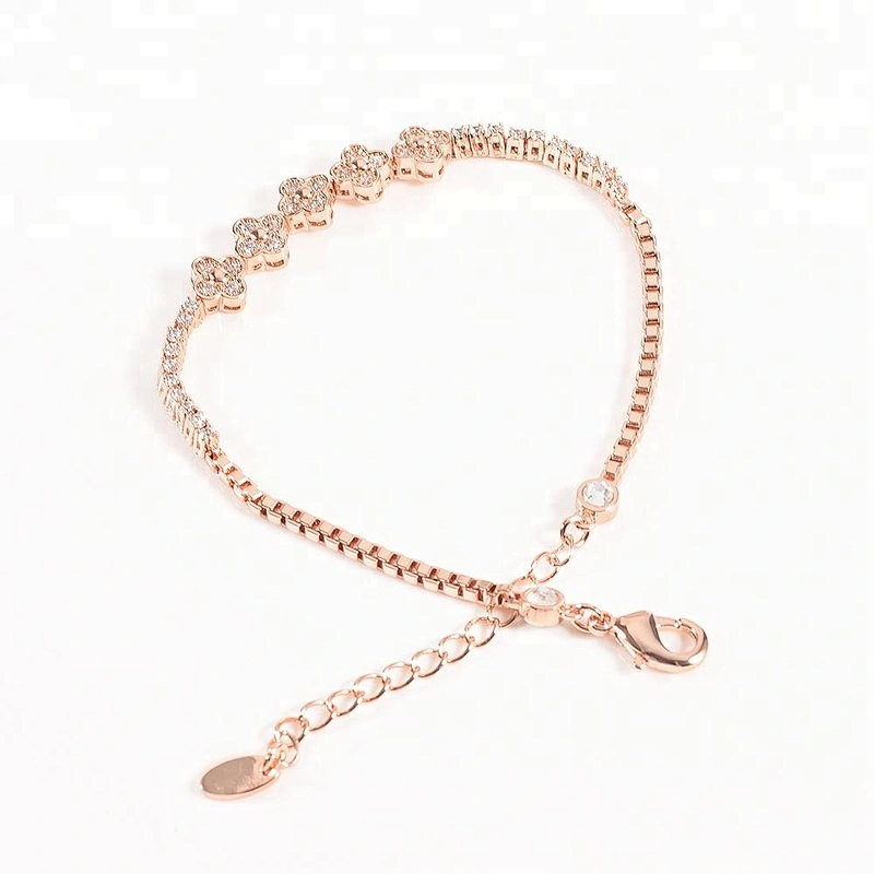 Wollet Fashion CZ Stone Copper Magnetic Gold Plated Jewelry Set
