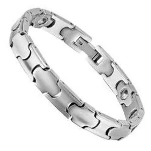Wollet Health 99.999% Germanium Gold Plated Titanium Bracelet For Men Women