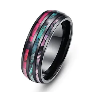 Wollet New Fashion Stainless Steel Dragon Ring with Diamonds