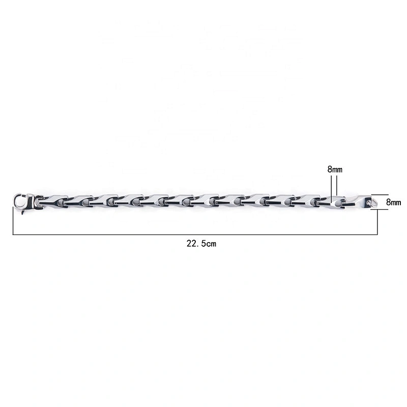 Wollet Fashion Healthy  Wholesale price link tungsten bracelet for men