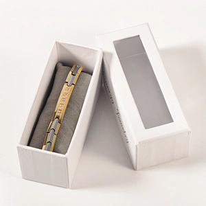 Wollet Fashion Jewelry Wholesale Gold Plated Tungsten Magnetic Health Bracelet With CZ Stone