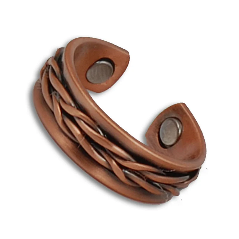 2013 Fashion Coiled Copper Ring Thailand Gold Jewellery