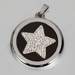 2014 Bulk Sale Black Enamel magnetic pendants quantum science pendant side effects