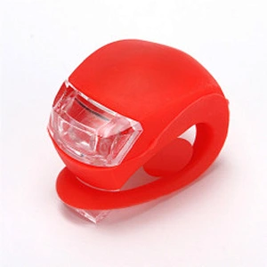 Wollet Silicone LED Scooter Front Light Warning Light Bicycle Frog Helmet Riding Tail Light