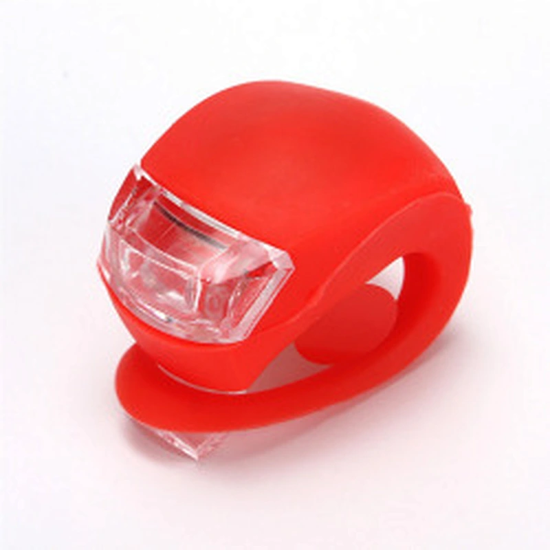 Wollet Silicone LED Scooter Front Light Warning Light Bicycle Frog Helmet Riding Tail Light