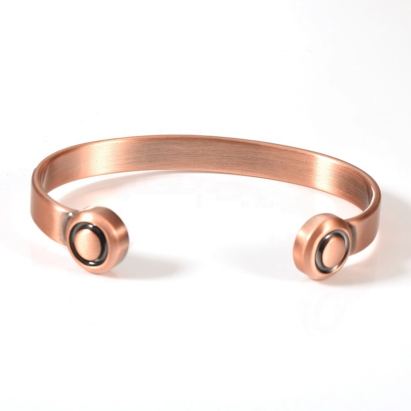 Wollet Wholesale Arthritis Pain Relief Therapy Healthy Mens Copper Magnetic Bracelet