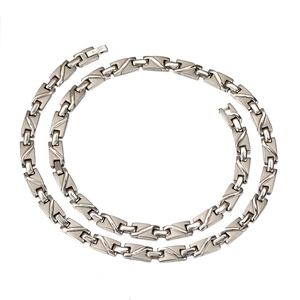 20 Inch Faceted Golf Titanium Necklace,Rose gold plating men 2016 necklace