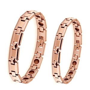 Bio health couple magnetic bracelet made in japan