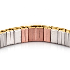 Wollet New Design Flexible Stainless Steel Magnetic Therapy Elastic Bracelet for Women and Girls