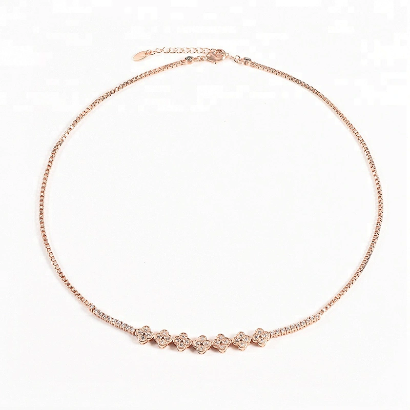 Wollet Fashion Health Energy Power CZ Stone Copper Bio Magnetic Necklace