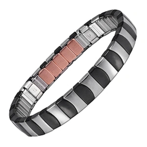 Wollet New Design Flexible Stainless Steel Magnetic Therapy Elastic Bracelet for Women and Girls