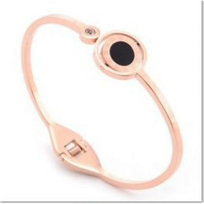 Wollet New Design Fashion Adjustable Love Bracelet Rose Gold Stainless Steel Bracelet