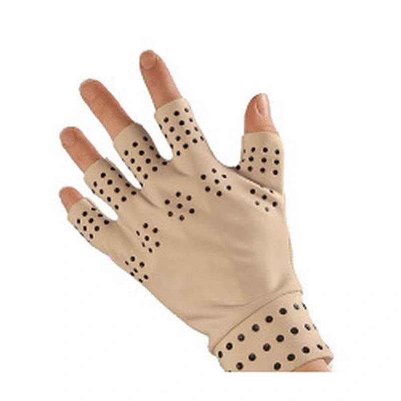 Wollet New Design Health + Wellness Magnetic Arthritis Therapy Fingerless Compression Gloves