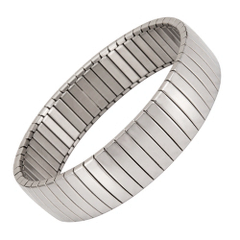 Wollet New Design Flexible Stainless Steel Magnetic Therapy Elastic Bracelet for Women and Girls