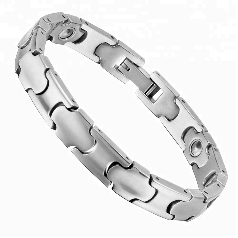 Wollet Health 99.999% Germanium Gold Plated Titanium Bracelet For Men Women
