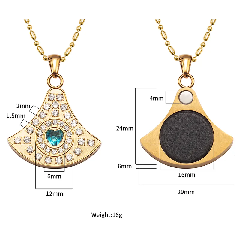 Wollet Volcanic Rock Original Negative Ions Lava Energy Pendant