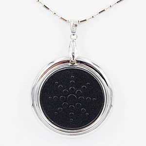 2014 Bulk Sale Black Enamel magnetic pendants quantum science pendant side effects