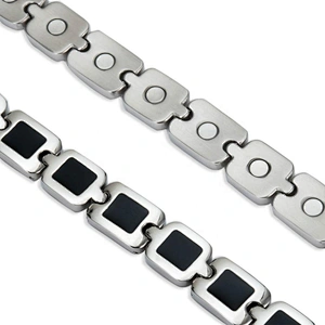Wollet Stainless Steel Magnetic Therapy Neodymium Magnet Bracelets