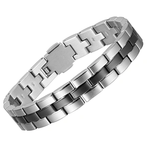 Wollet Health 2500 Gauss Strong Magnetic Neodymium Magnet Titanium Energy Bracelet