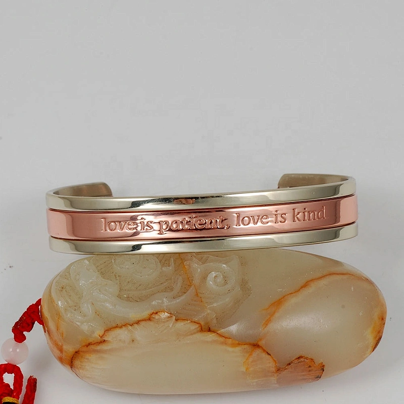 Wollet Mens Pure Copper Bangle  Arthritis Pain Relief Therapy Healthy Copper Magnetic Bracelet
