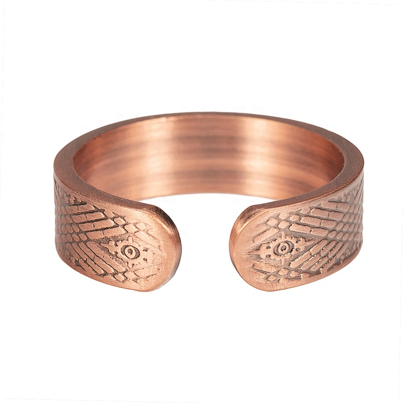 Wollet Magnetic Copper Ring Arthritis Women Pure Copper Rings for Women Adjustable Health with 3PCS Magnets