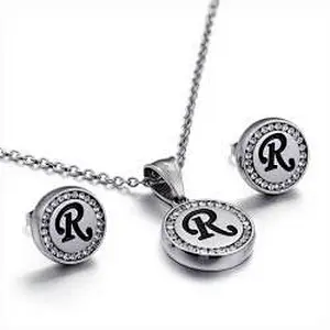 Rose Gold Plated Fashion Women Stainless Steel China Imitation Jewellery