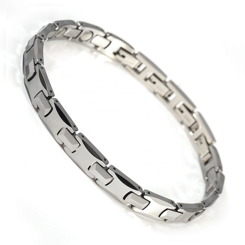 Wollet Fashion Medical Bio Magnetic Tungsten Steel Carbide Bracelet Benefits For Men