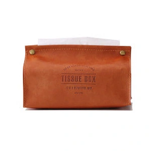 Wollet Nordic Creative Home Multicolor Tissue Box Household Leather Pumping Box