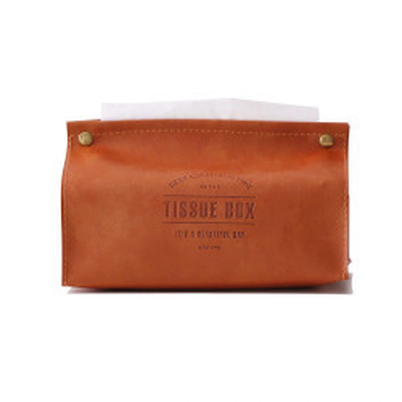 Wollet Nordic Creative Home Multicolor Tissue Box Household Leather Pumping Box