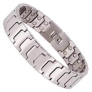 Wollet New Men Japan Therapeutic Titanium Health Japanese Blood Pressure Control Bio Magnetic Therapy Bracelet