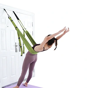 Elastic Training Rope Handstand Pull Stretch Belt Splits Lower Waist Yoga Belt