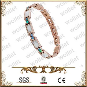Alibaba Hot Sale Cable Magnetic Bracelet metal charms for paracord bracelets wrist band
