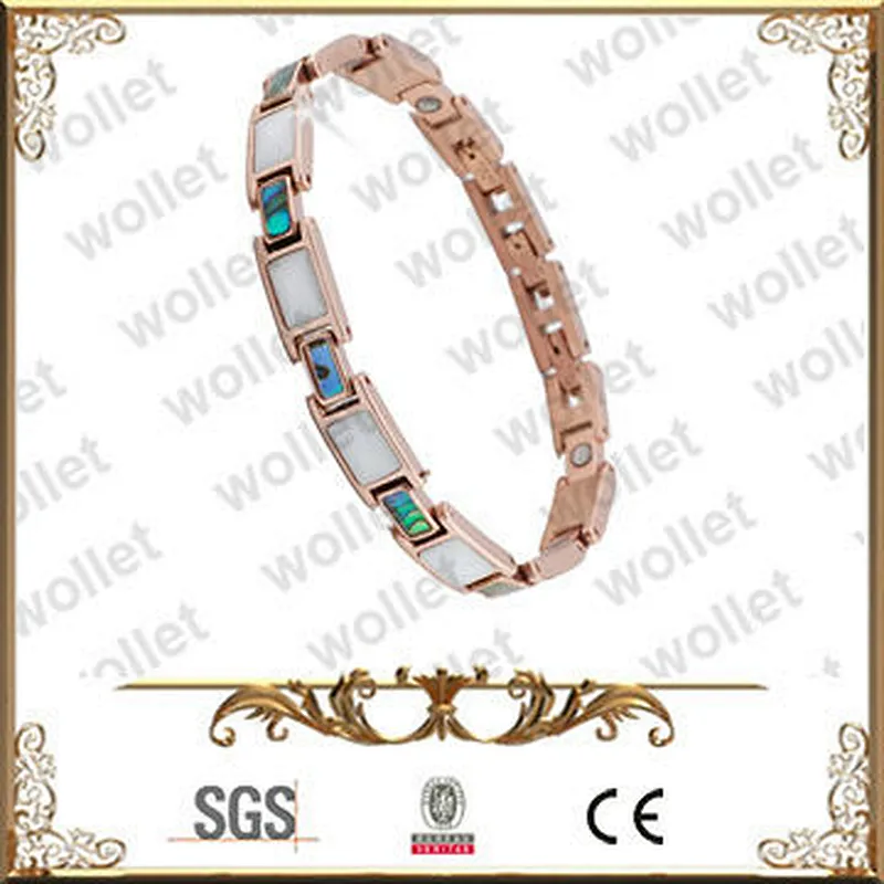 Alibaba Hot Sale Cable Magnetic Bracelet metal charms for paracord bracelets wrist band