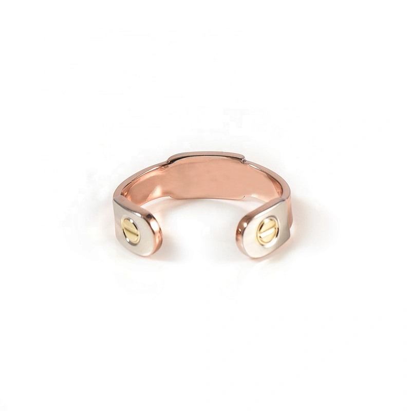 Wollet Magnetic Copper Ring Arthritis Women Pure Copper Rings for Women Adjustable Health with 3PCS Magnets