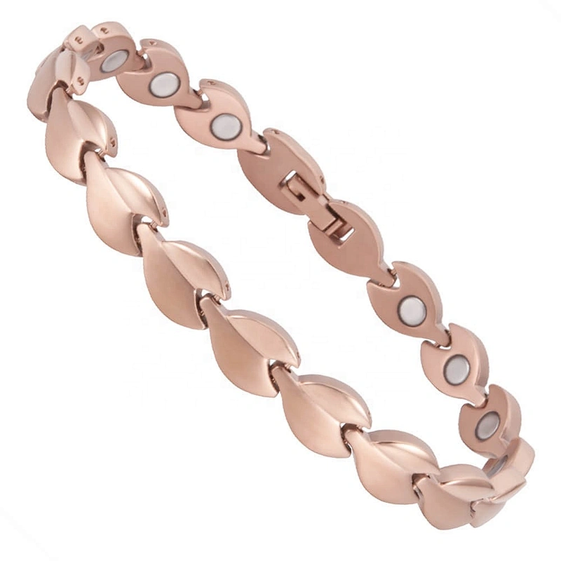 Wollet Japan Popular Health Benefits Ladies Dubai Pain Relief Vertigo Titanium Neodymium Bio Magnetic Therapy Bracelet For Women