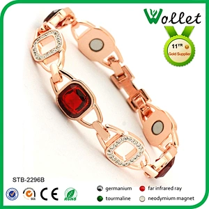 wholesale stainless steel bracelet jewelry with beautiful stone
