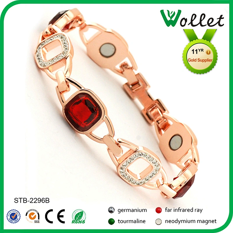 wholesale stainless steel bracelet jewelry with beautiful stone