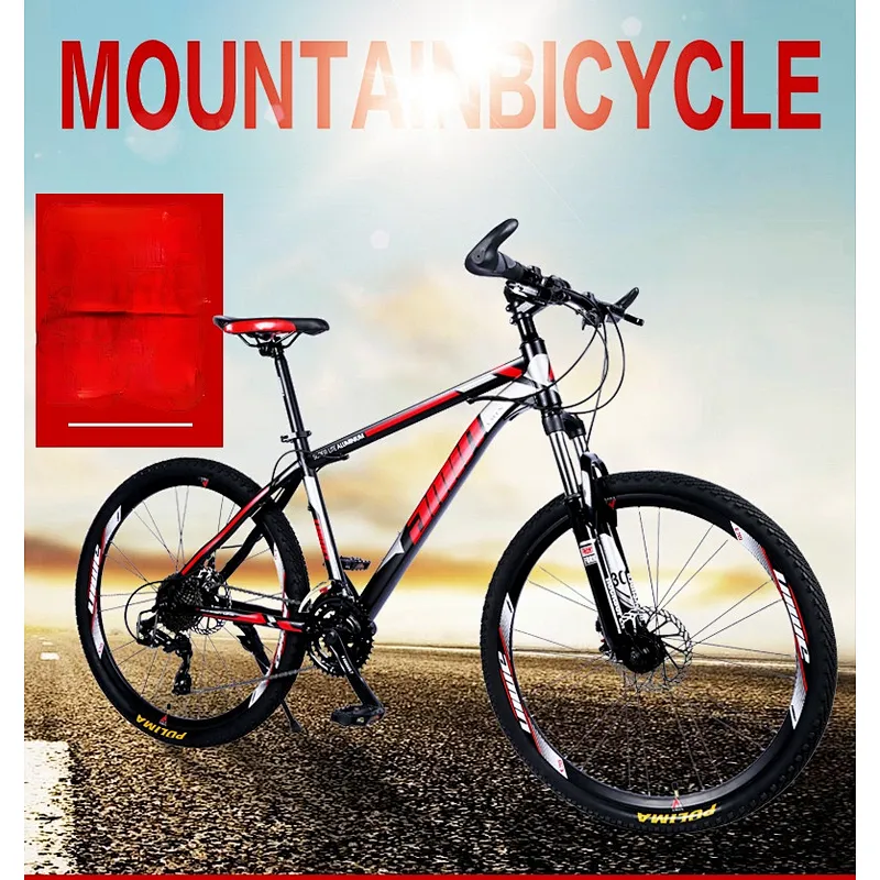 Wollet Cheap 26 inch 21/24/27 Speed MTB Bicycle Bicicleta Mountainbike Mountain Bike for Men