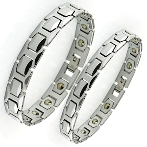 Bio health couple magnetic bracelet made in japan