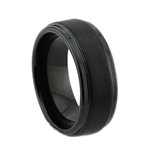 wollet gold plated mens expandable pair tungsten carbide wedding ring