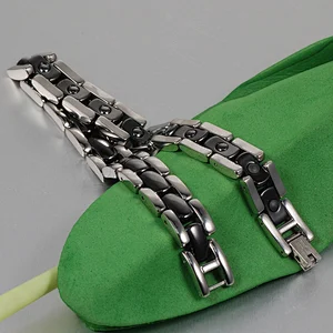 Wollet Fashion 5 in 1 Healing Power Energy Bio Magnetic Ceramic Bracelet