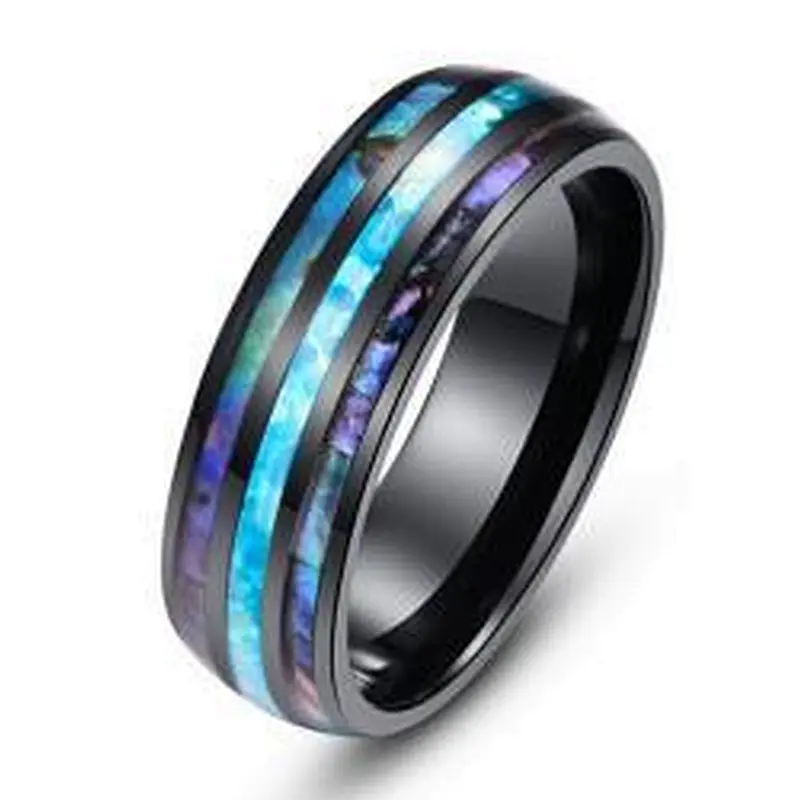 Wollet New Fashion Stainless Steel Dragon Ring with Diamonds